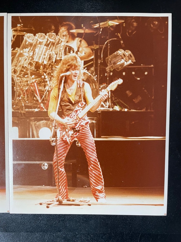 3 VAN HALEN Original Concert Photos 1978 & 1979