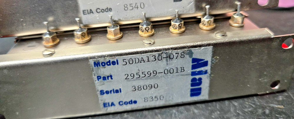 Alan 50DA130-078 programmable step attenuator 0-130dB 10dB steps TESTED new/used