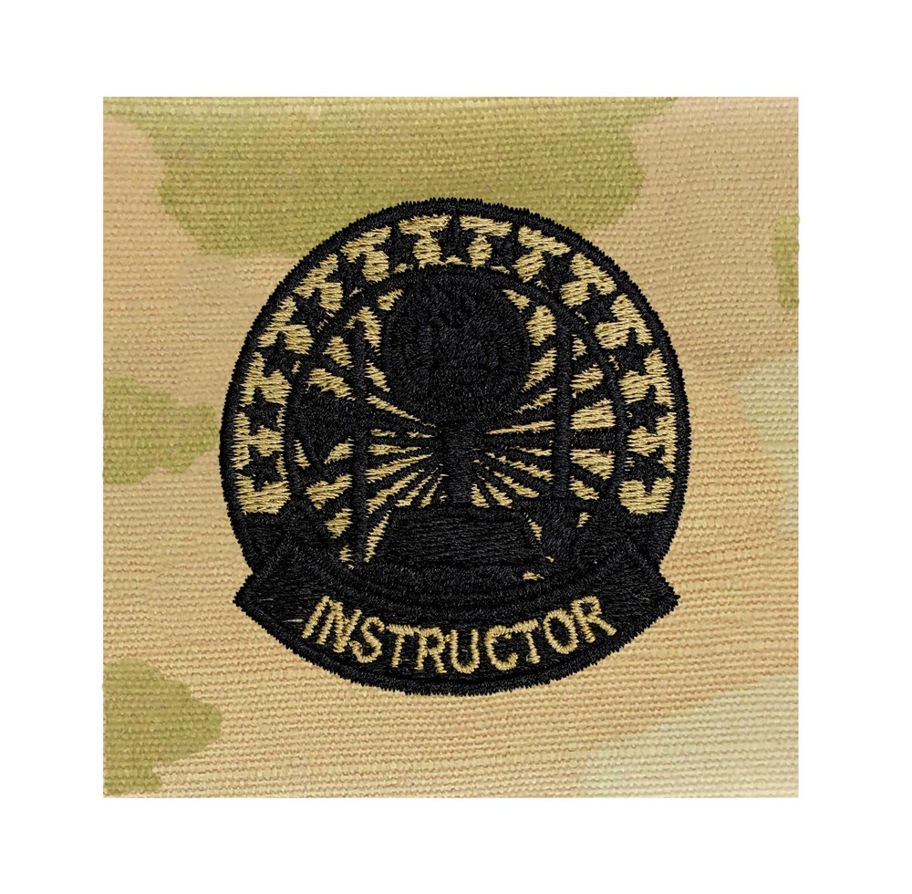 US Army Instructor Badge Basic OCP Sew-on Badge