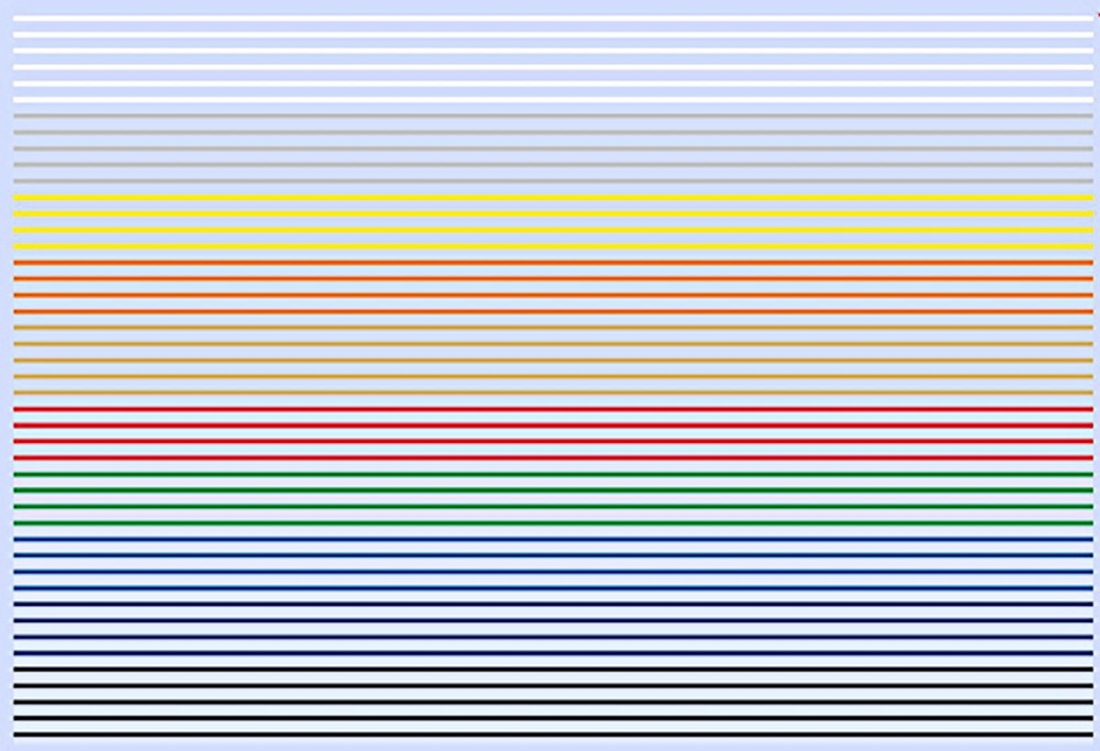 Stripes Different Colors 0.5 mm 1:32 Decal
