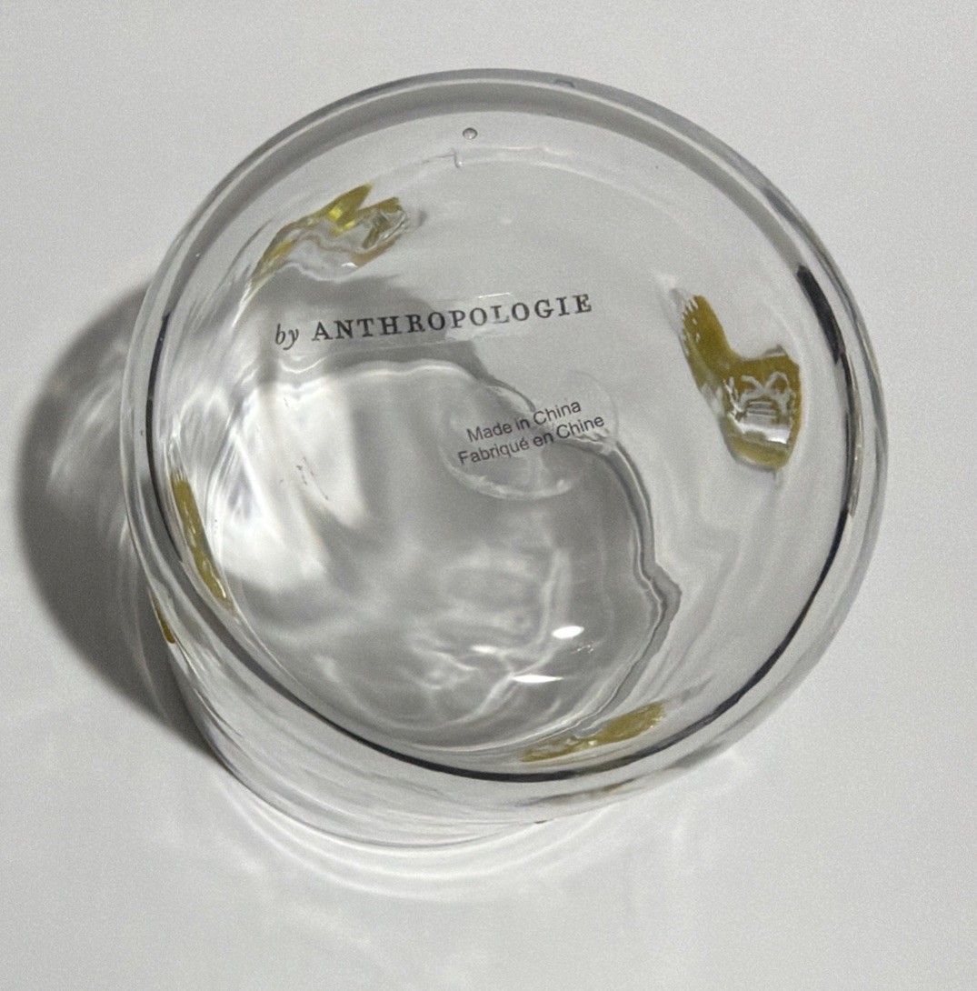 Anthropologie Bowtie Pasta Icon Juice Glass