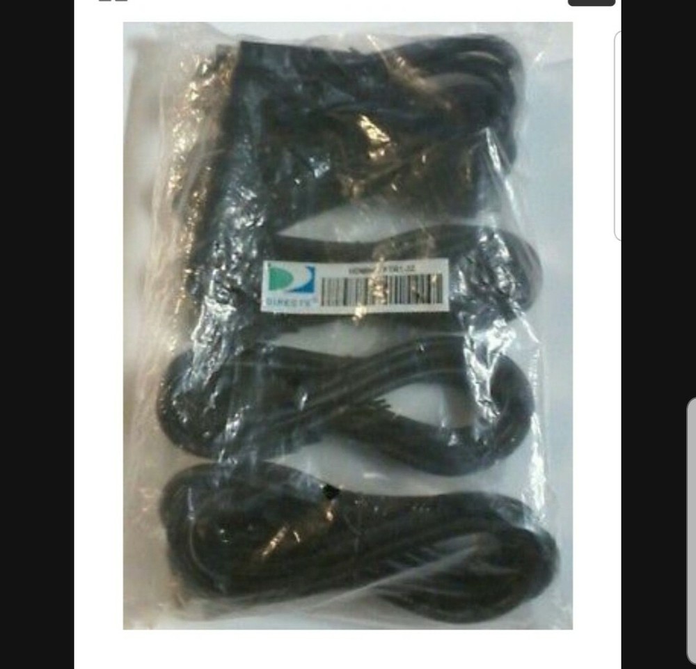 Pack HDMI cables 6 foot inch Direct Tv 5 -