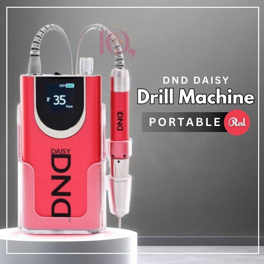 DND Daisy Portable Nail Drill Machine 35,000RPM Fast Charge | RED NIB
