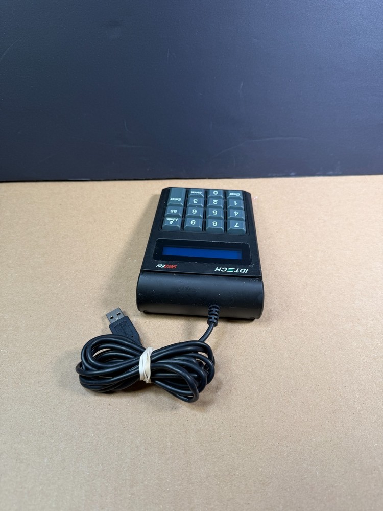 ID TECH SREDKey Key Pad + USB MagStripe Reader IDSK-534833TEB
