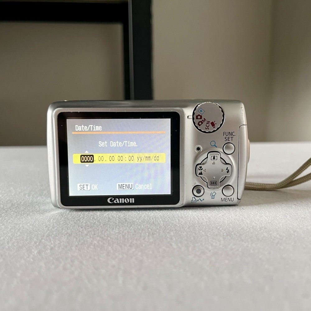 Canon PowerShot A470 7.1MP Compact Digital Camera Green TESTED/WORKING ✅