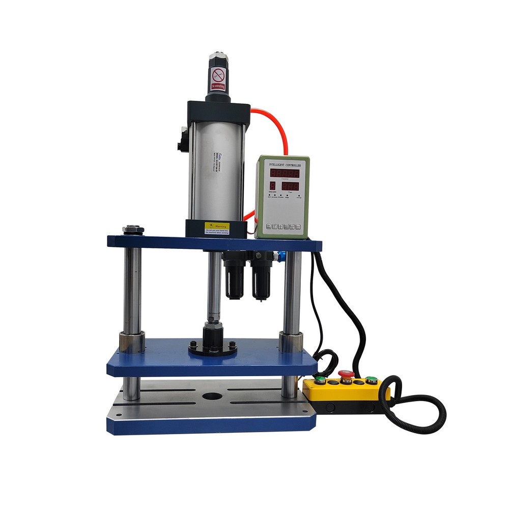 110V Pneumatic Punch Press Machine 800kg/1763lb with Controller Industrial