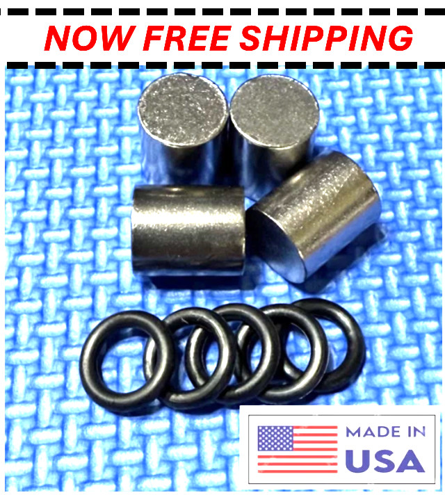 Tungsten Alloy H1,H2,H3 Weights, 4-Pack,~1.37 OZ(39gr)EA,~5.48 OZ(~156 gr)TOTAL