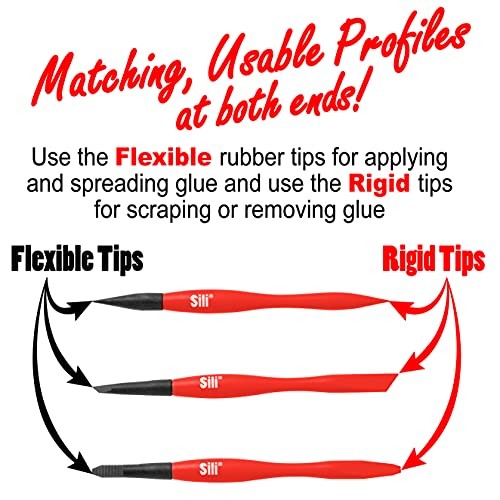 3 Piece Micro Glue Brush Applicator Set