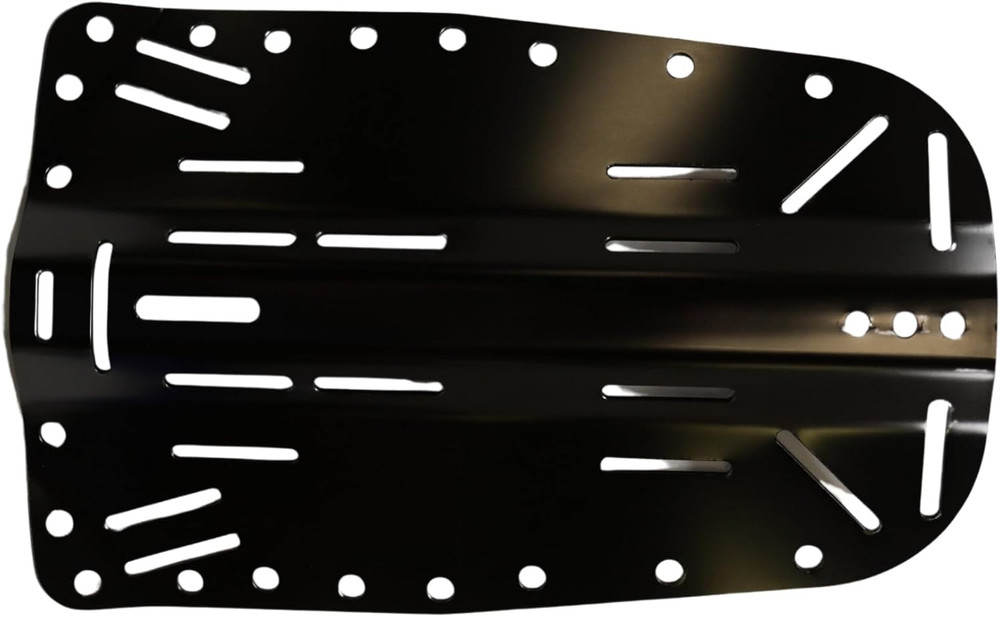 Scuba Tech Diving Aluminum Black Backplate