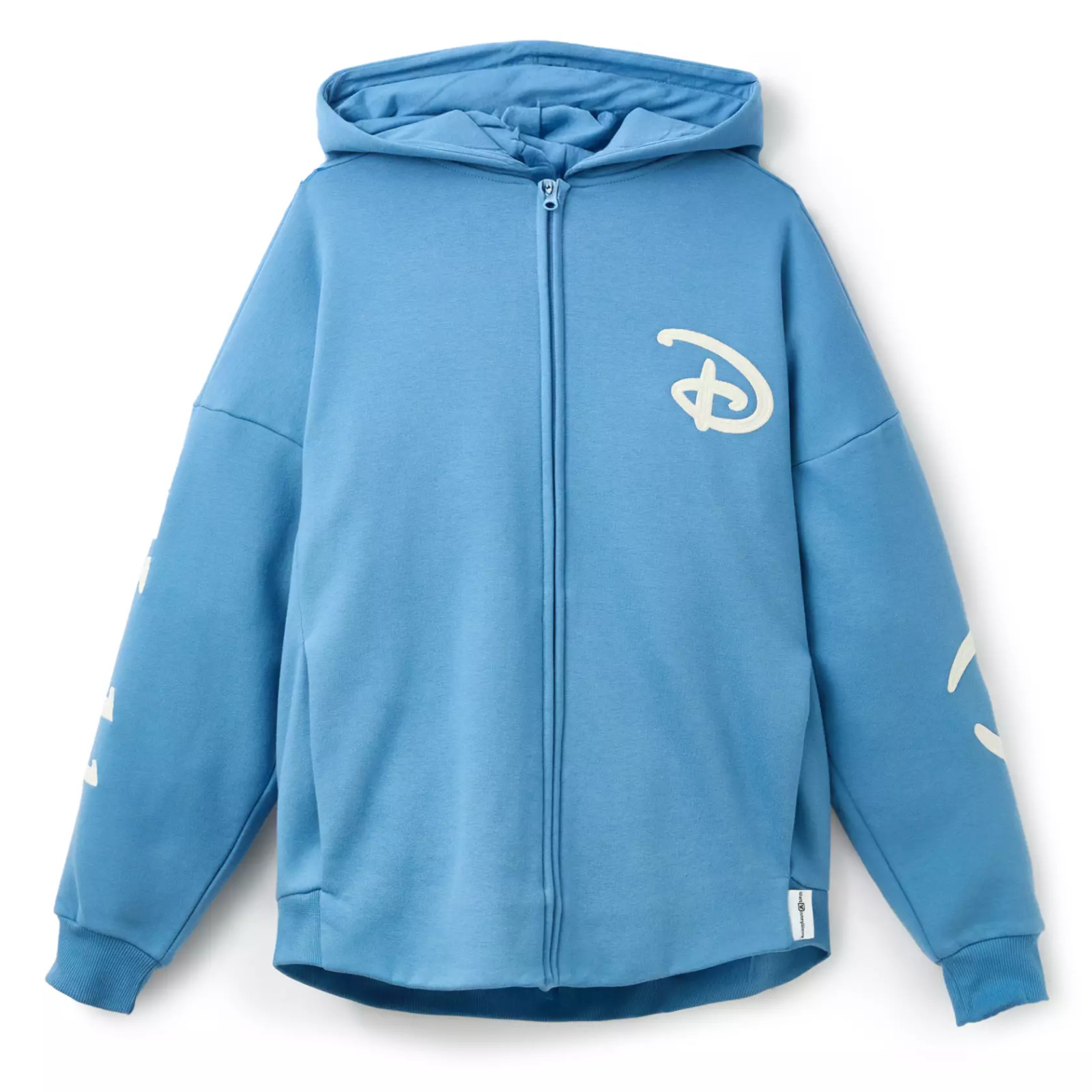 Disney Parks Blue Zip Hoodie Adult MEDIUM Walt Disney World Authentic Original