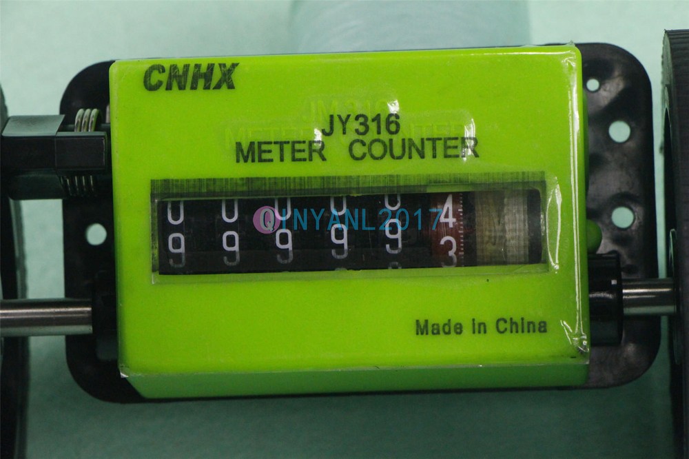 1PC JY316 6-Digit Mechanical Yard Counter Length Counter Rolling Wheel Decoder