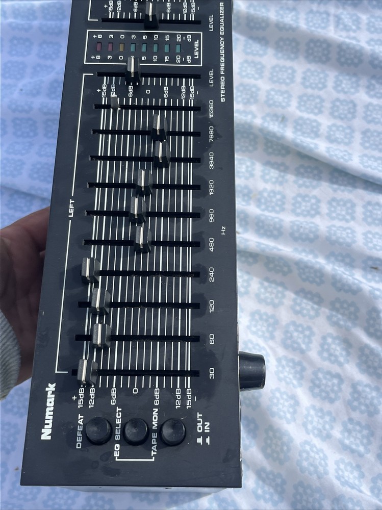 Numark EQ2310 10-Band Stereo Frequency Equalizer (FULLY TESTED),