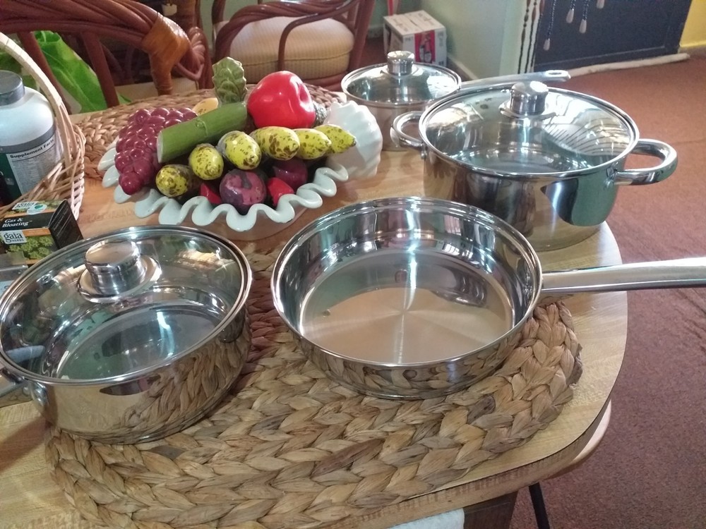 7-Piece Stainless Steel Cookware Set