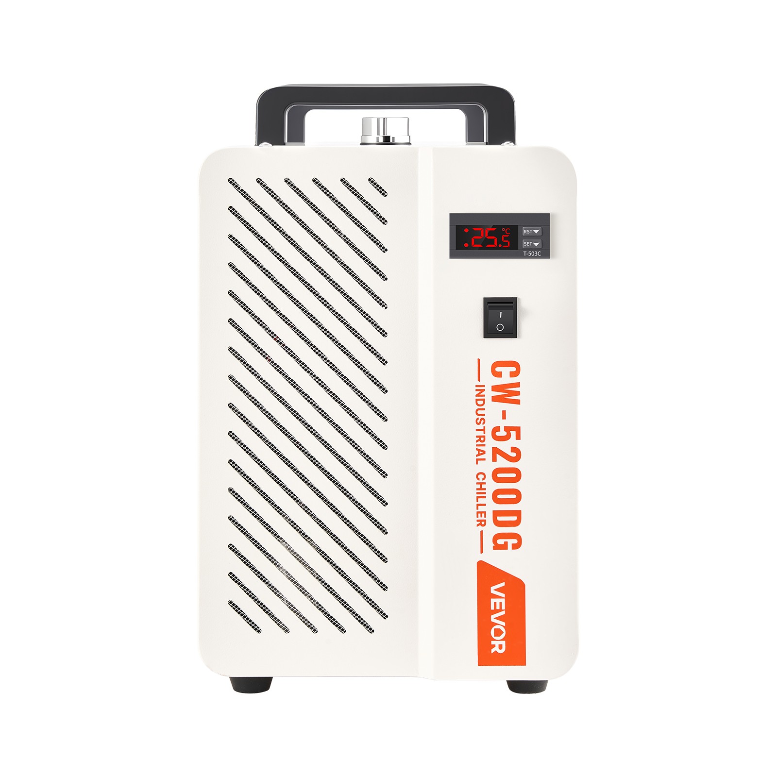 VEVOR Industrial Water Chiller 5460 BTU/h Water Cooler with Compressor 3.4 GPM