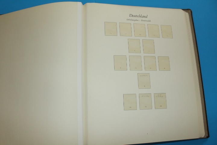 Germany Locals 1945 Hingeless Borek Specialty Springback Album BlueLakeStamps