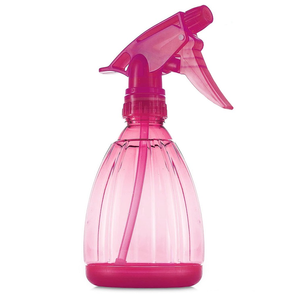 DilaBee 12oz Pink Spray Bottle 1Pack  Plastic Multipurpose Sprayer for Plants