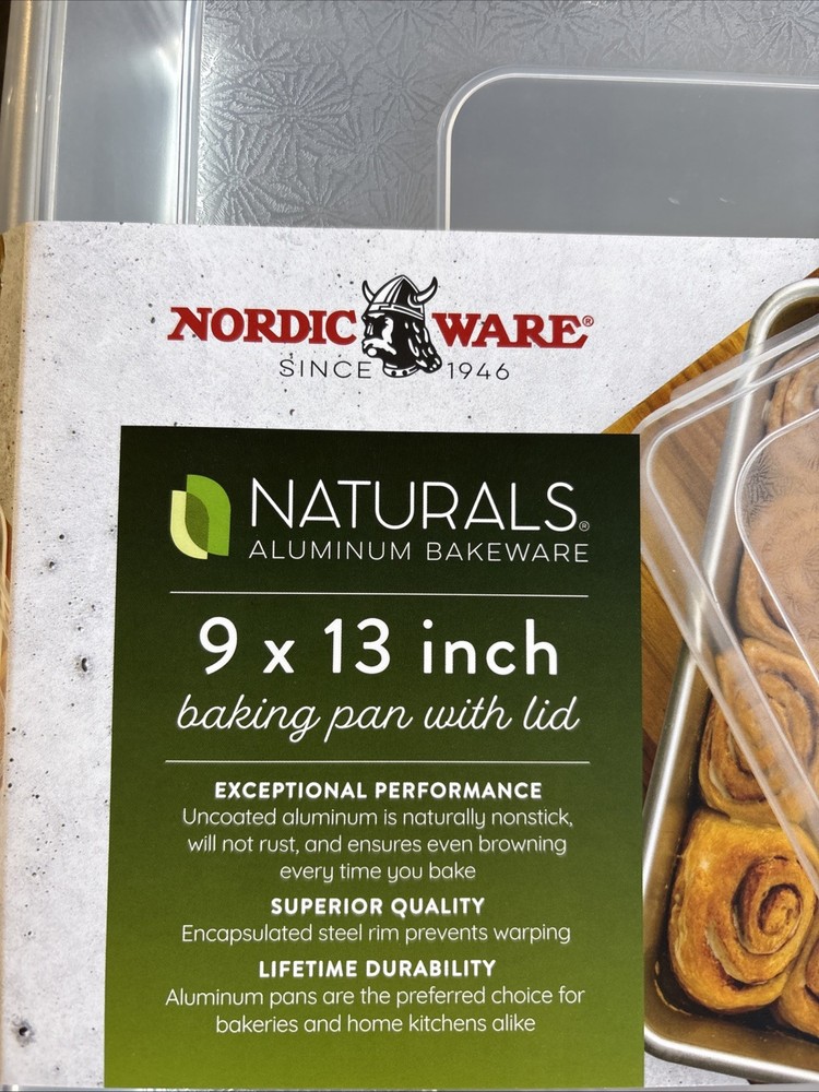 Nordic Ware Naturals® 9" x 13" Rectangular Cake Pan with Storage Lid