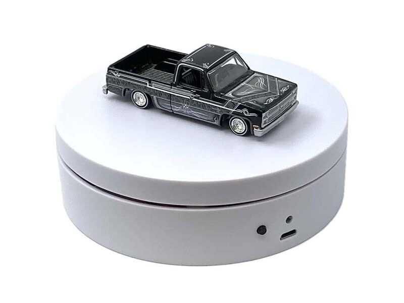 Mini Turntable Display 4.75″ – White for 1:64 / 1:43 Scale Models - E12-WH