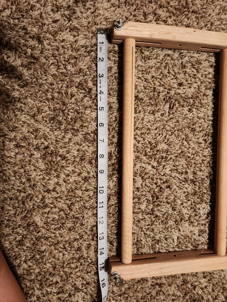 Crosstitch Frame Square Rectangle Tan