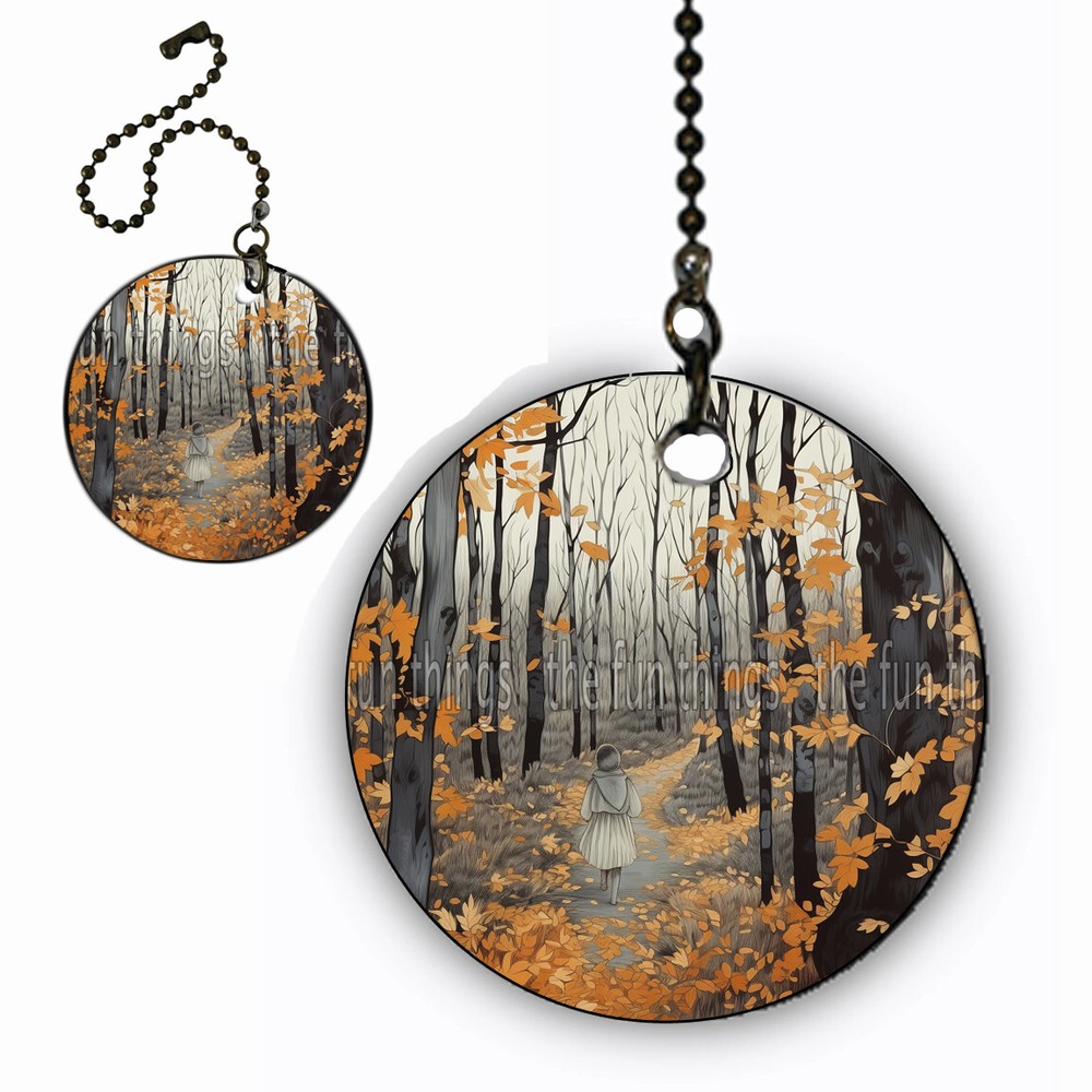 Set 2-Autumn Wal Ceiling Fan Lighting Pull Chain 4"+ Extension Chain