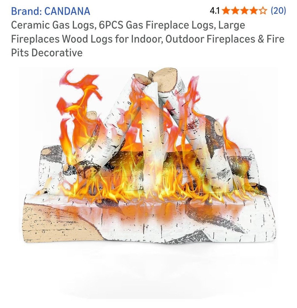 Candana Ceramic Gas Logs