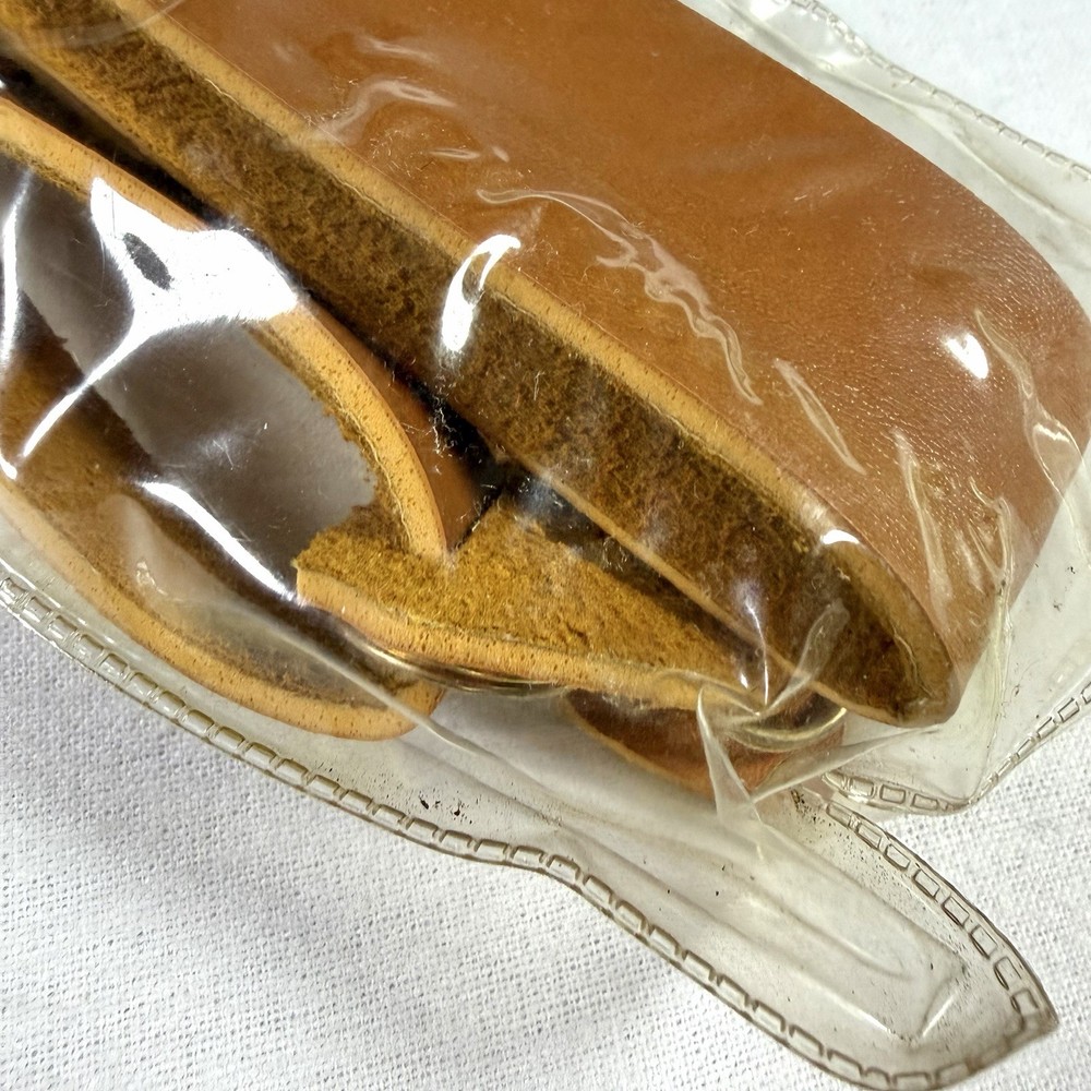 VTG SOLIGOR Rustler Camera Adjustable Strap Tan Leather 33-42 Inch NOS