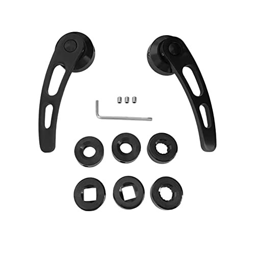 2Pcs Universal Car Window Handle Winder Riser Replacement Winder Crank 8411A