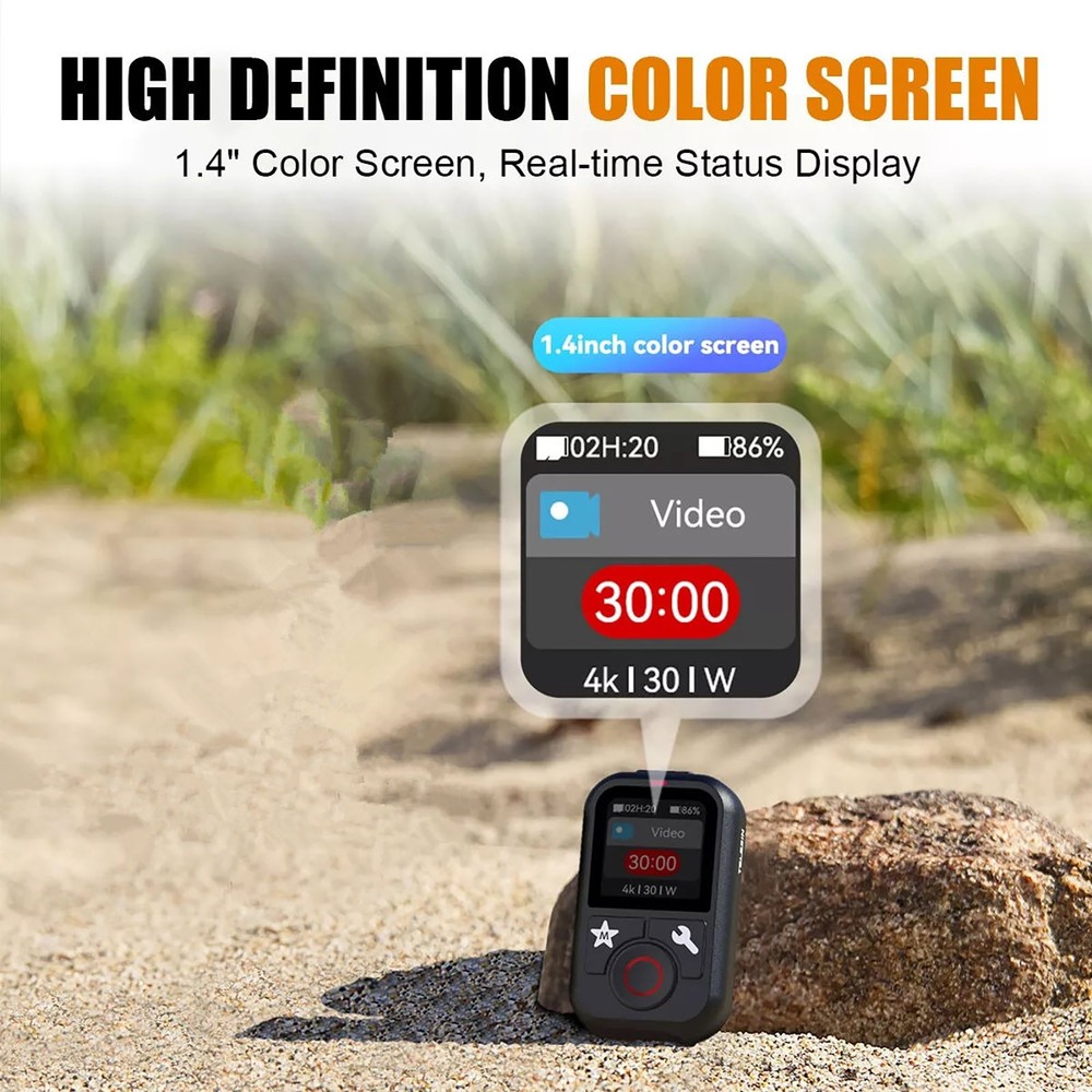 1* Mini Bluetooth Wireless Remote Controller For GoPro Hero 13/12/11/10/9/MAX