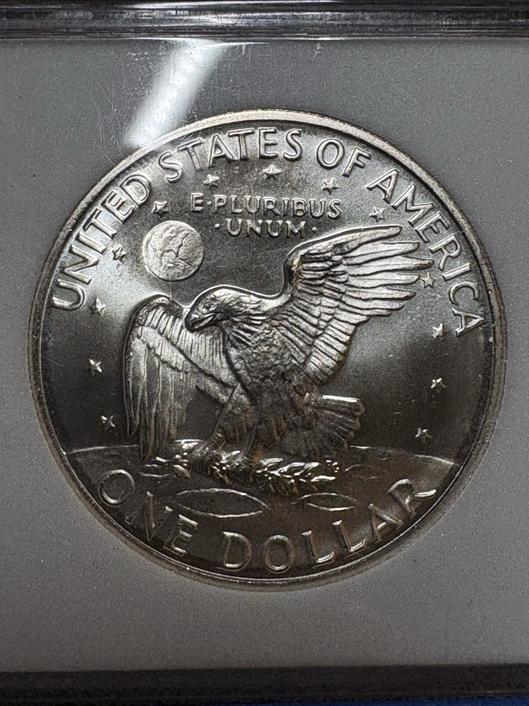 1972-S Eisenhower Ike Silver Dollar $1 MINT STATE 68 MS 68 Type 2, Silver