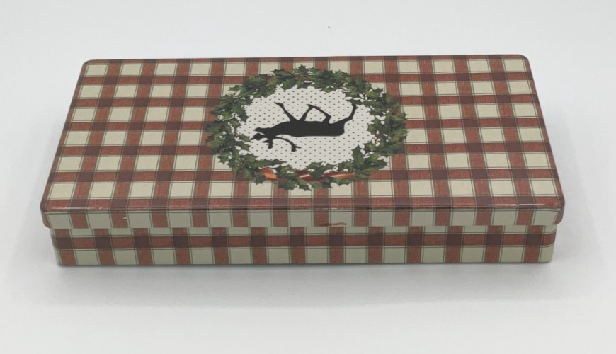 Christmas Cookie Candy Tin