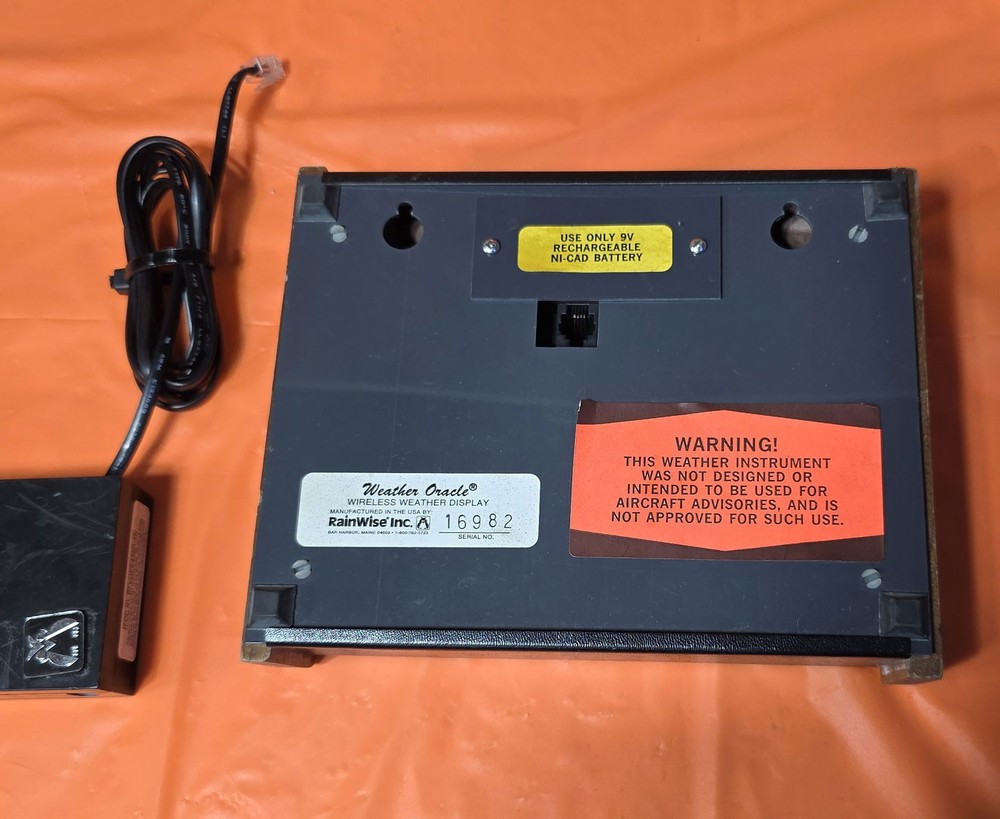 Rainwise Weather Oracle Display & Attachment - WoW L@@K!!
