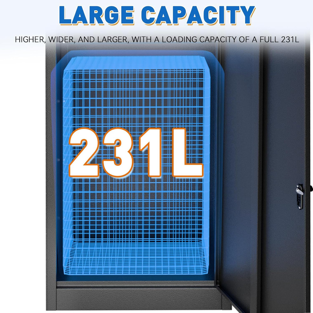 Package Delivery Boxes for Outside, Extra Large Parcel Drop Box with Combination