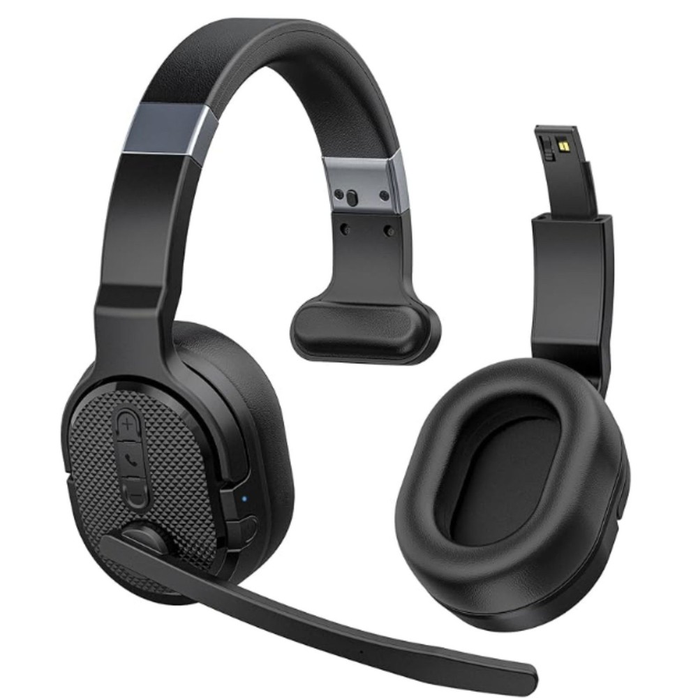 NEW – Wireless Bluetooth Headset Model GE654A – Over-Ear with Microphone – Black