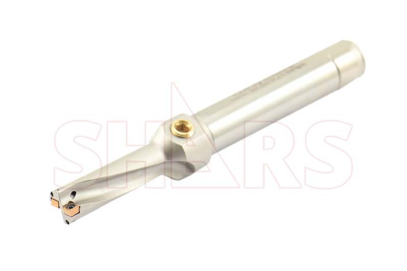 1PC 0.500" 3xD Coolant Through Indexable Drill + 2 SPMX Inserts !{