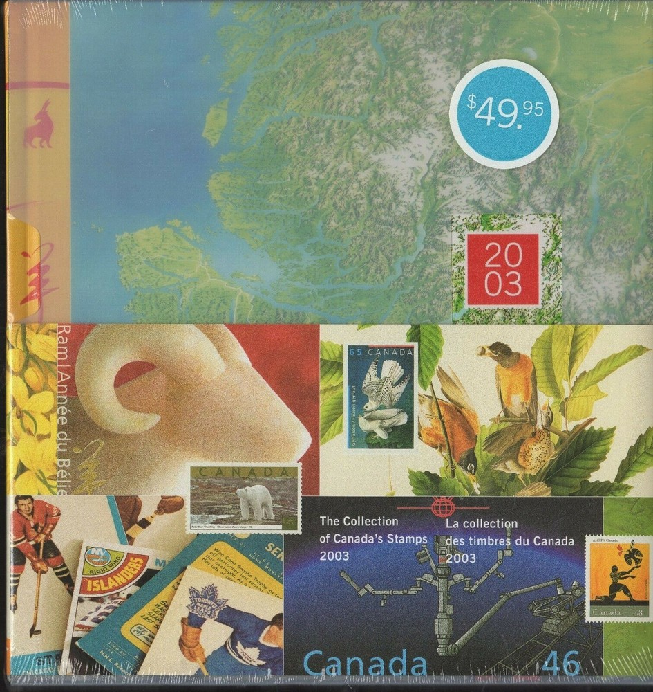 CANADA 2003 Annual / Yearly Stamp  Collection (Sealed)