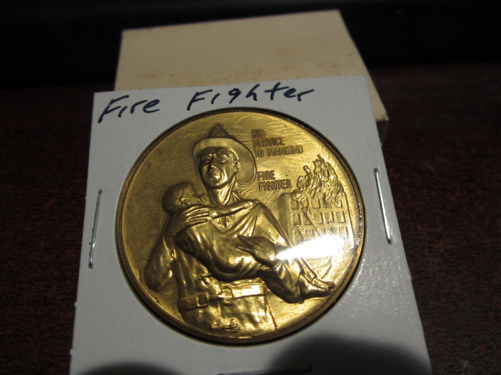 Fire Fighter - Canada Commemorative Trade Dollar