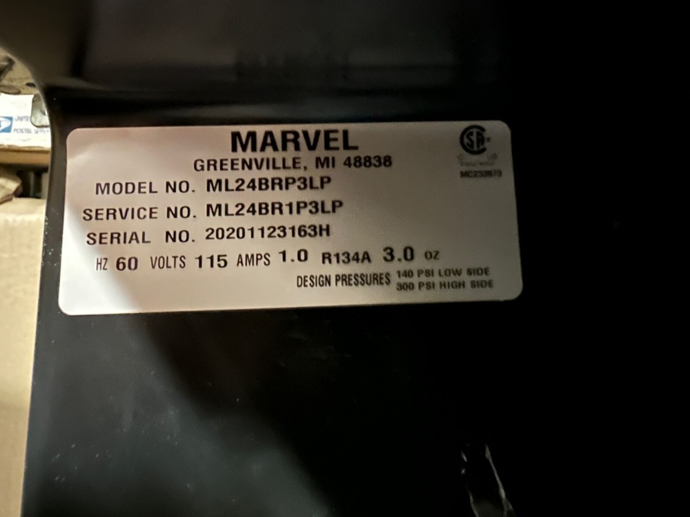 Marvel 24" Panel Ready Built-in Beverage Center - ML24BRP3LP