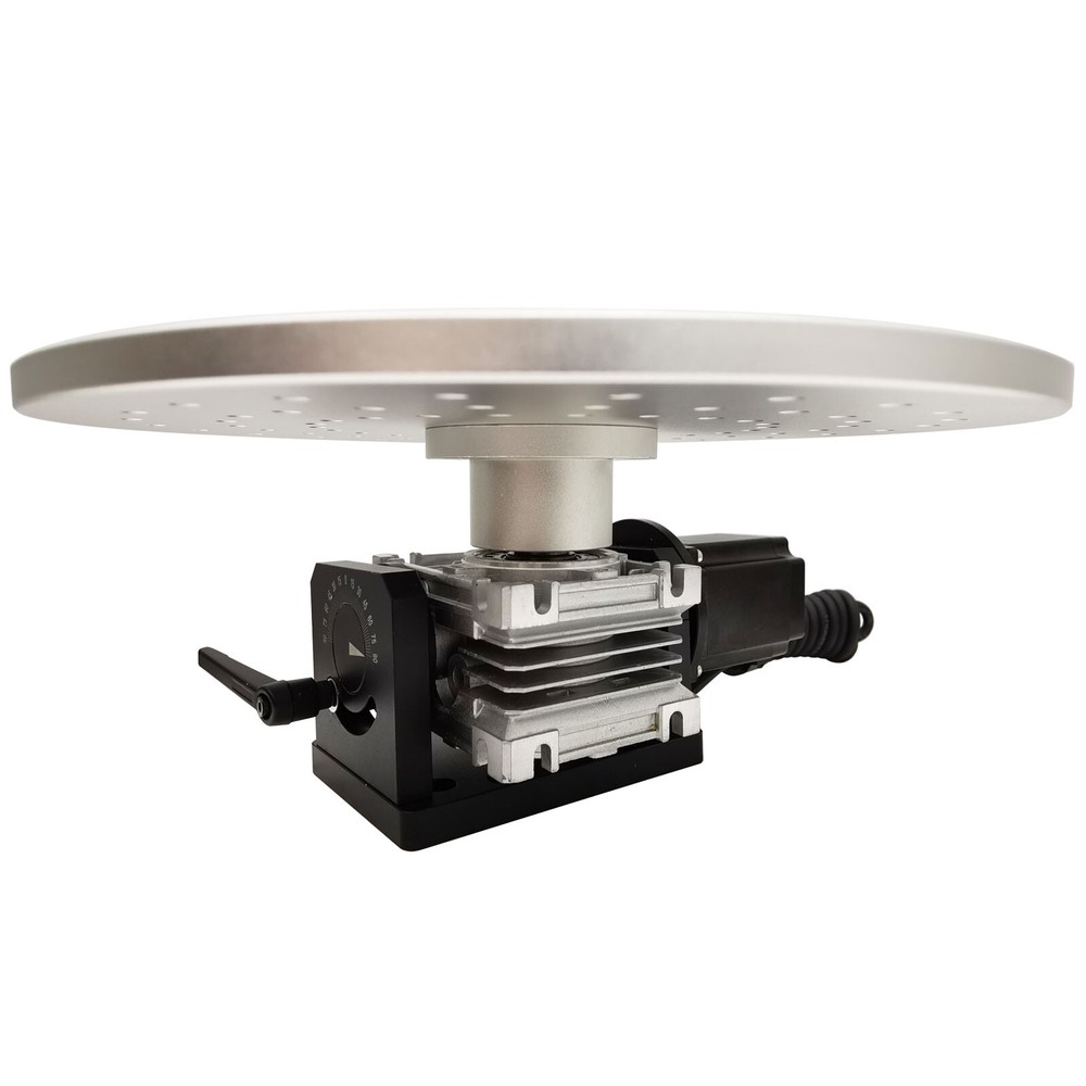 360-degree Electric Rotatable Laser Marking Machine Workbench Diameter 30CM 110V
