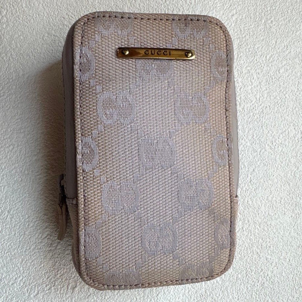 GUCCI Fragment Case 92767 GG Pattern Cigarette Case