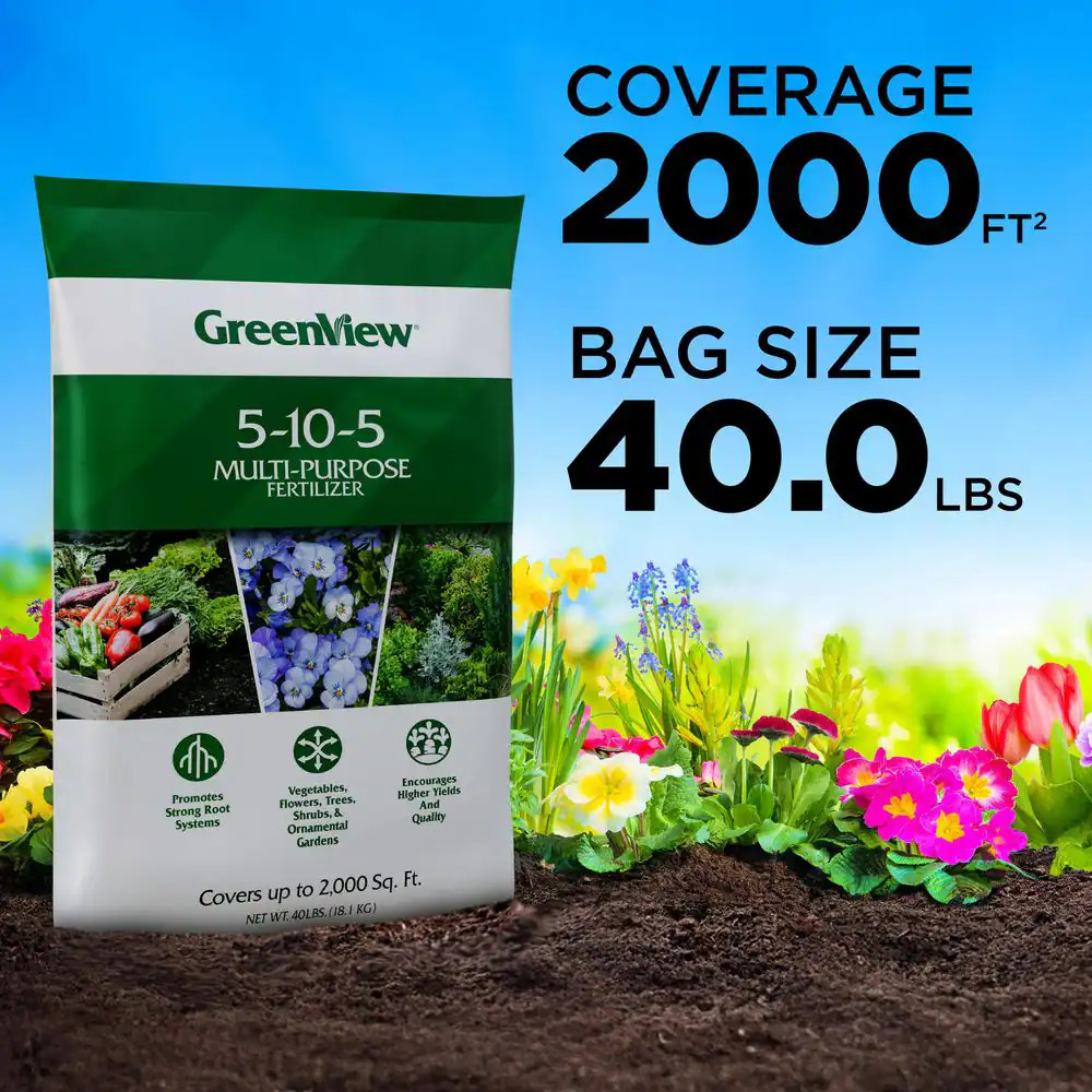 40 Lbs. Multi-Purpose Fertilizer 5-10-5