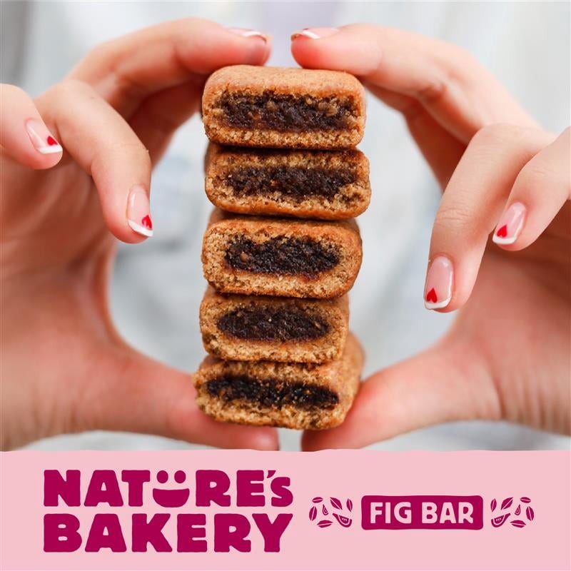 Raspberry Fig Bars Snack 10 Pack 2 oz Each Box