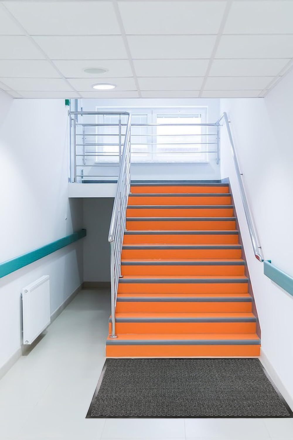 Commercial Grade Entrance Mat and Hallway PVC Backing Runner Rug