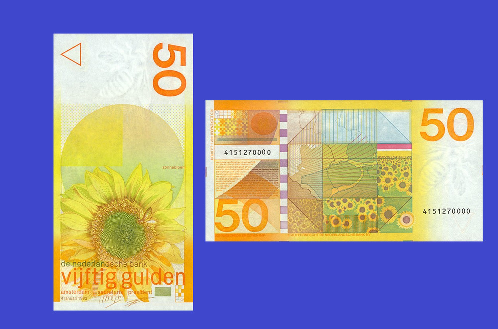 netherlands 50 gulden 1980   /  COPY