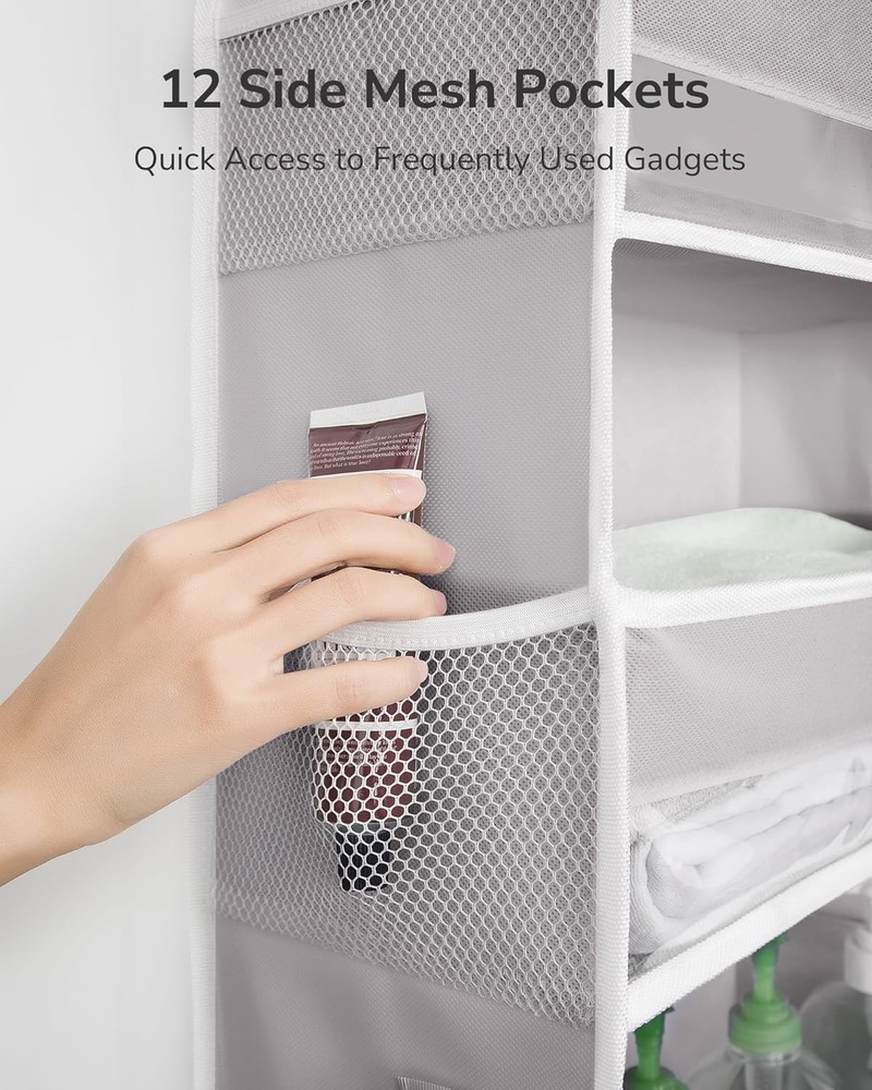 Over The Door Organizer Gray