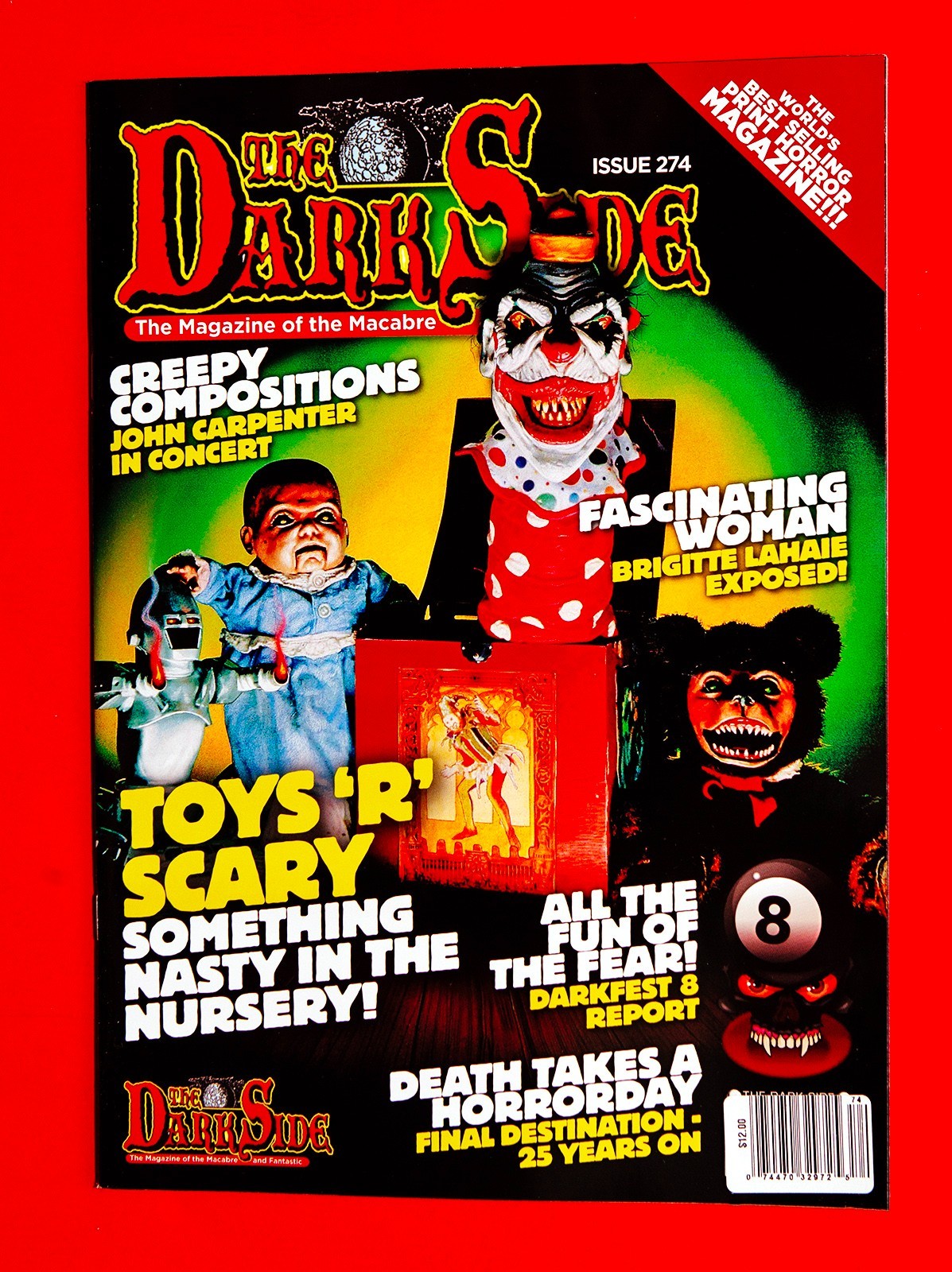 The Dark Side Magazine Issue 274 Horror Macabre John Carpenter Brigitte Lahaie