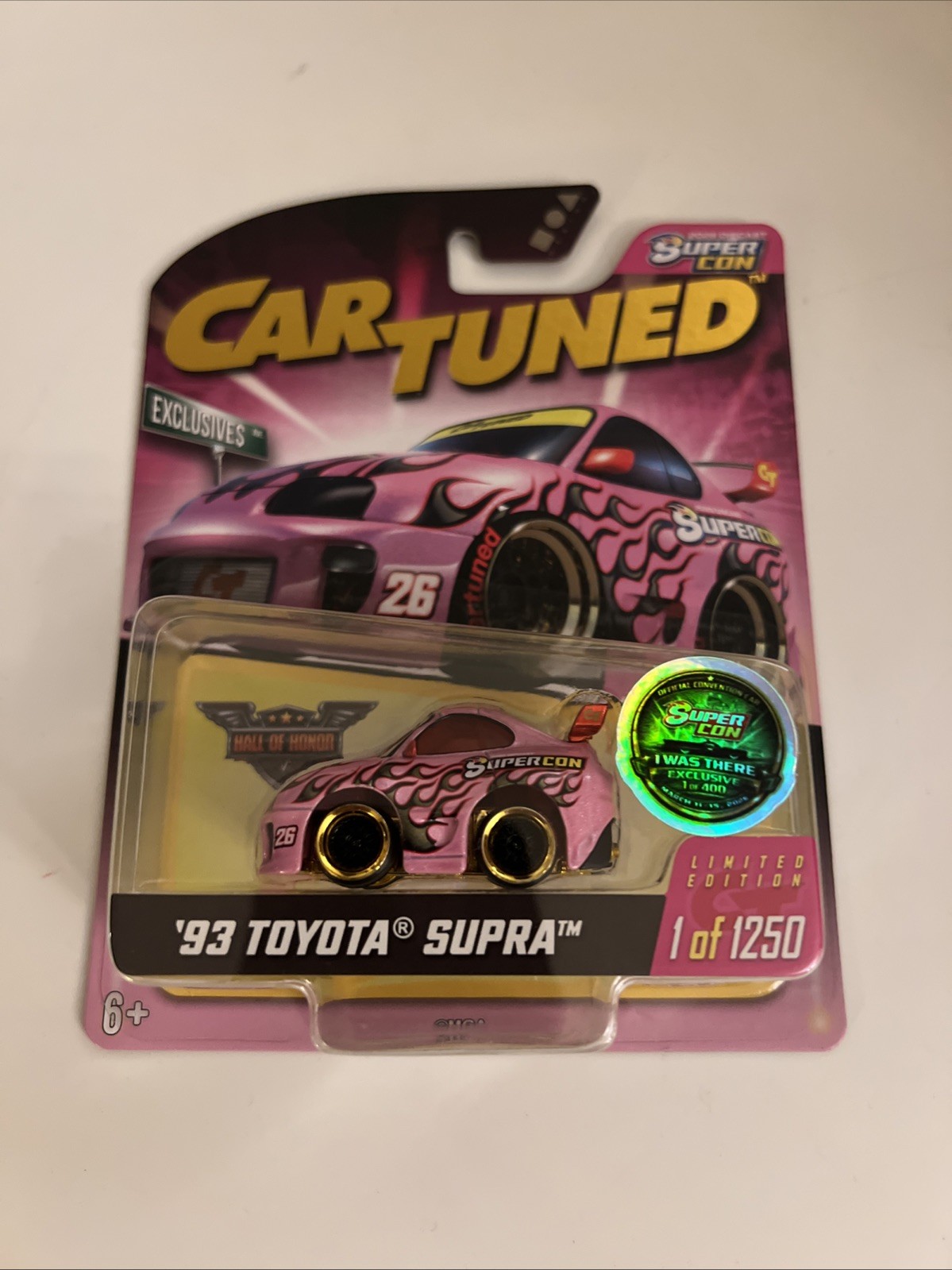 Car Tuned ‘93 Toyota Supra 2026 Las Vegas Diecast Super Con Exclusive 1/400 NEW