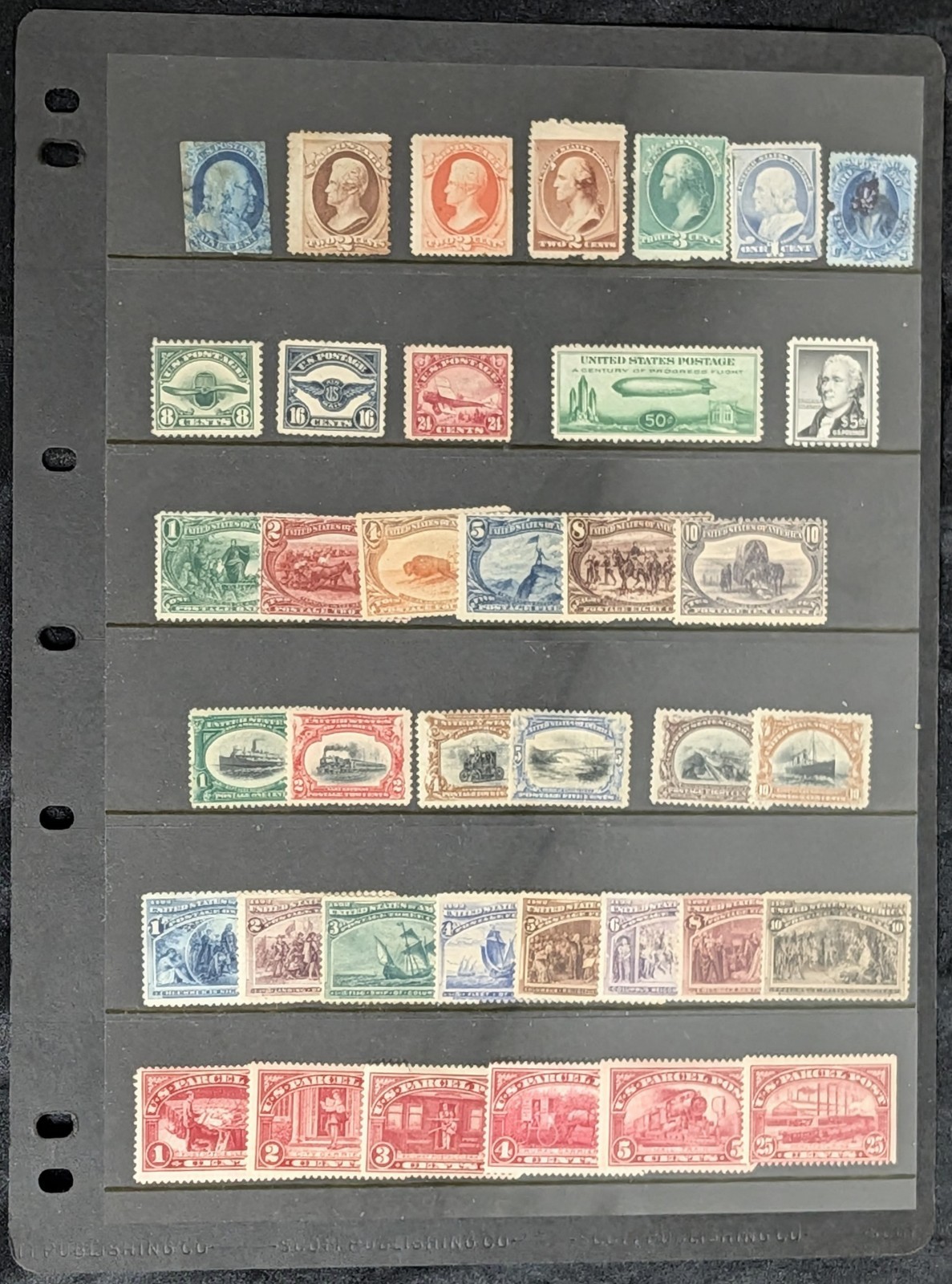 US Stamps Sweepings and Remainder Collection Lot of 10 Albums, Folders, Etc