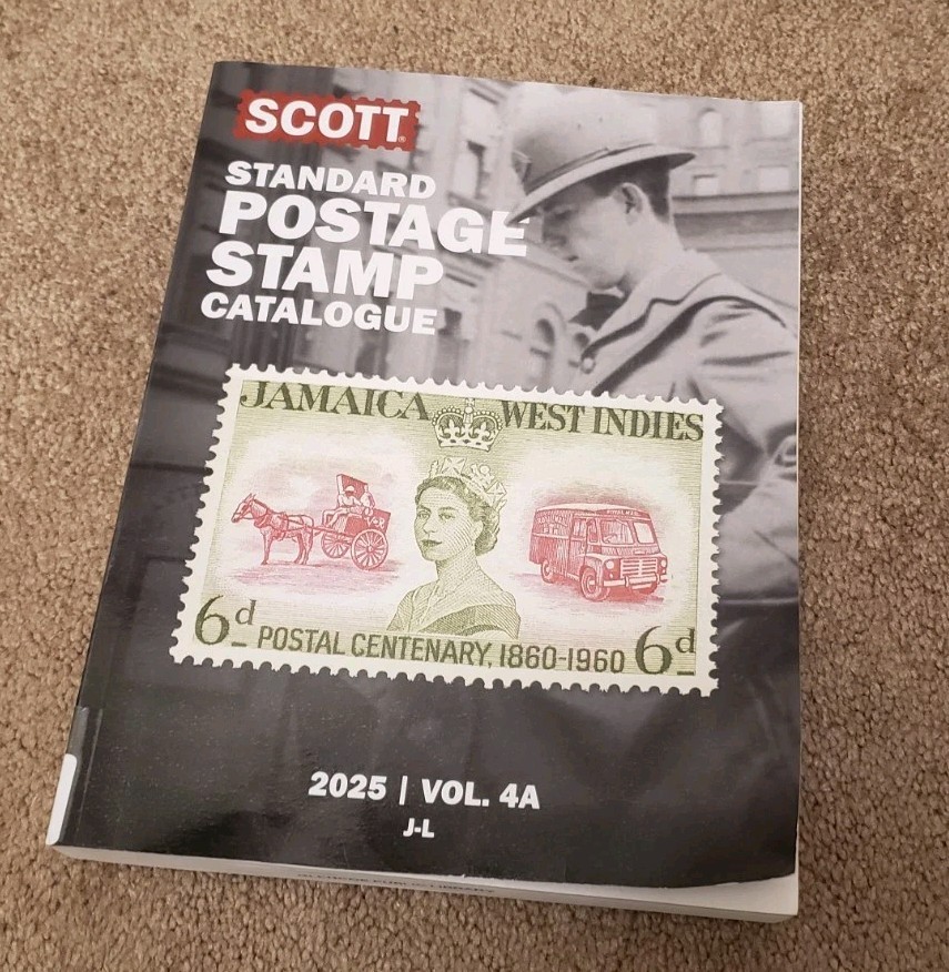 Scott Standard Postage Stamp Catalogue Guide 2025 Vol 4A (J-L) 4B (M)