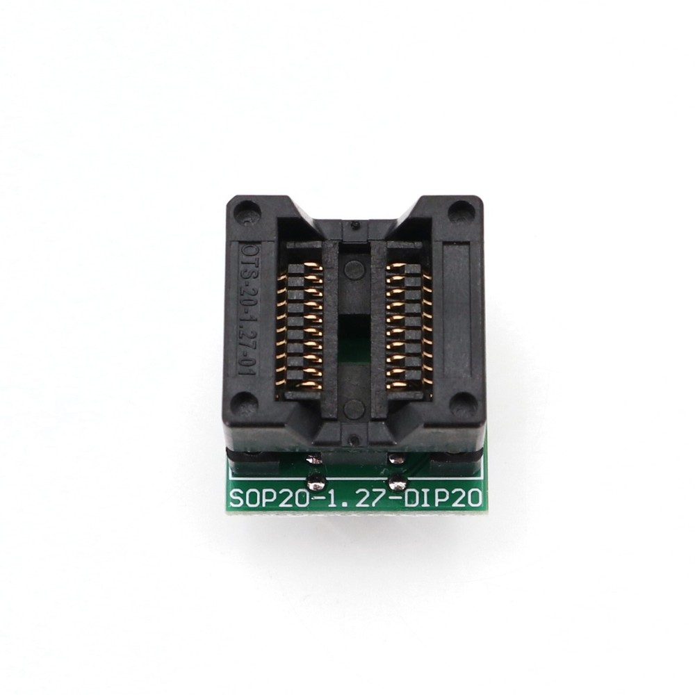 SOP20 to DIP20 200mil Pitch 1.27mm IC Programmer Adapter Test Socket