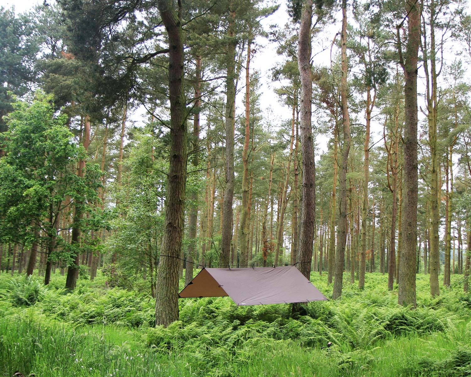 DD Tarp 3x3: Lightweight Waterproof Tough Shelter for Camping Bushcraft & Hiking